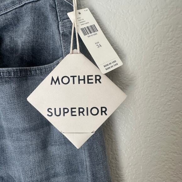 Mother the Maven Heel Jeans in Uncommon Ground/gray wash, size 34, - Picture 4 of 10